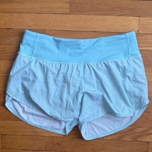 Lululemon Athletica Sky Blue Women's Athletic Shorts
